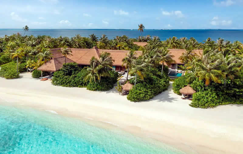 Waldorf Astoria Maldives  aerial