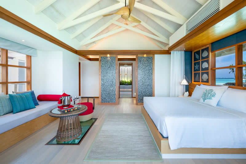 Nest Water Villa bedroom