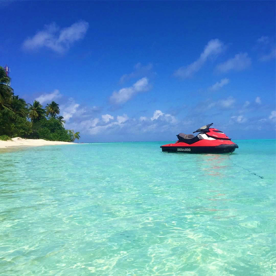 Jet Skiing in maldives