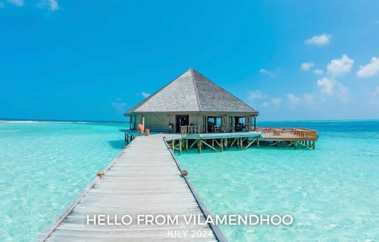 Vilamendhoo Island: overwater fine dining